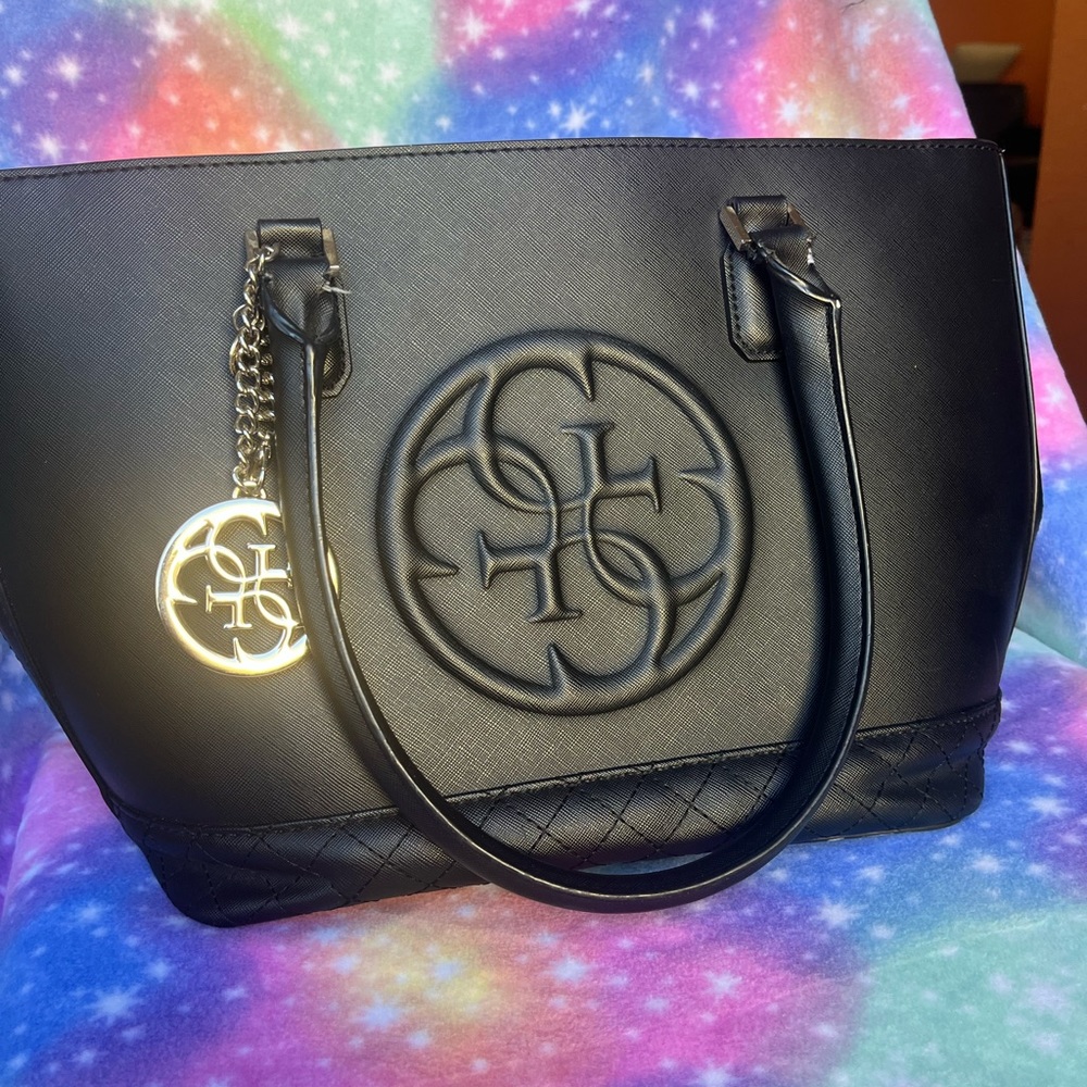 Guess satchel bag used